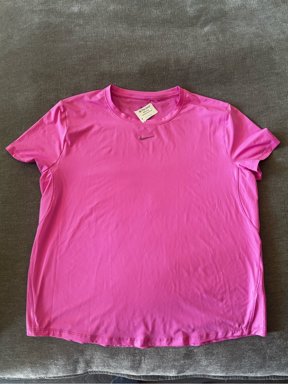 Nike Women's Pink Dri-FIT Short Sleeve Tee